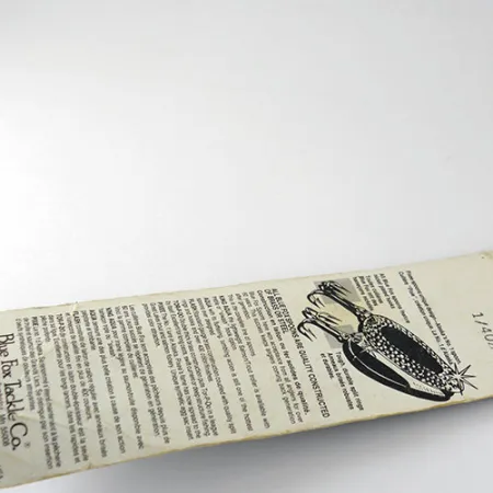 Blue Fox Pixee, 1/4oz Nickel / Orange fishing spoon #1009