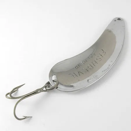 Vintage Fish Devil , 1oz Nickel fishing spoon #1010