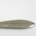 Vintage  Atlantic Lures Northern Wobbler, 3/16oz Nickel fishing spoon #1011