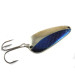 Vintage   Rocky Mountain minnow, 1/3oz Nickel / Blue fishing spoon #1012