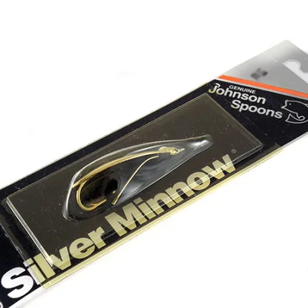 Weedless Johnson Silver Minnow, 3/16oz Gold fishing spoon #1017