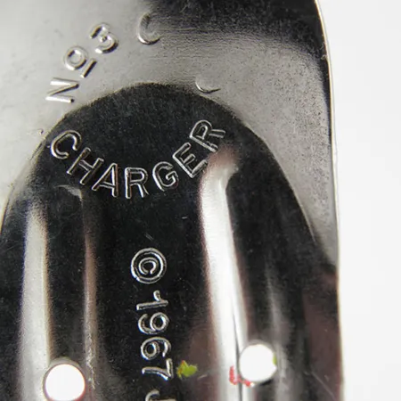 Vintage Other Charger №3, 2/5oz Nickel / Red / Yellow fishing spoon #1021