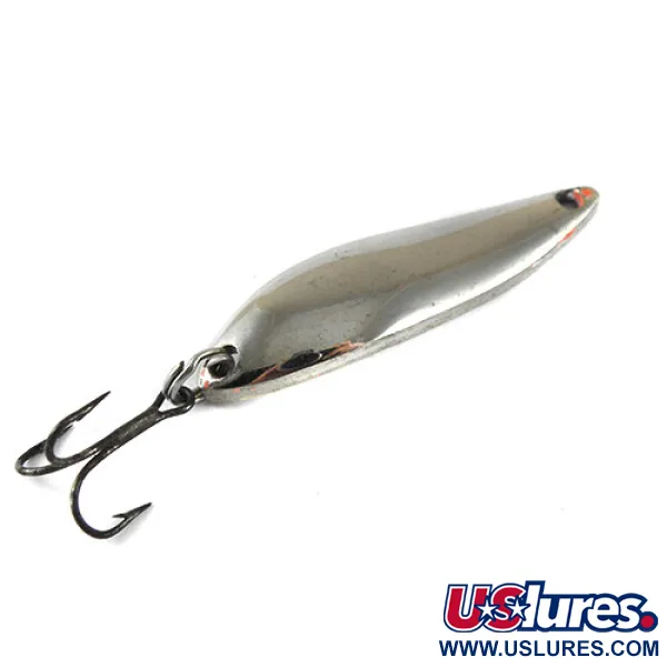 Vintage  Acme Fiord Spoon, 1/4oz Nickel fishing spoon #1022