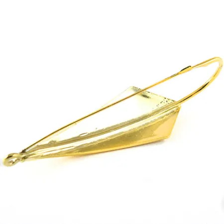 Weedless Rebel ArrowHead, 1/2oz Gold (Gold Plated) fishing spoon #1023