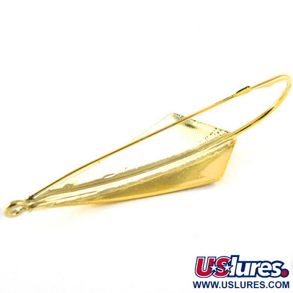   Weedless Rebel ArrowHead, 1/2oz Gold (Gold Plated) fishing spoon #1023