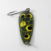 Vintage  Eppinger Dardevle Imp, 2/5oz Frog (Yellow / Green / Nickel) fishing spoon #1025