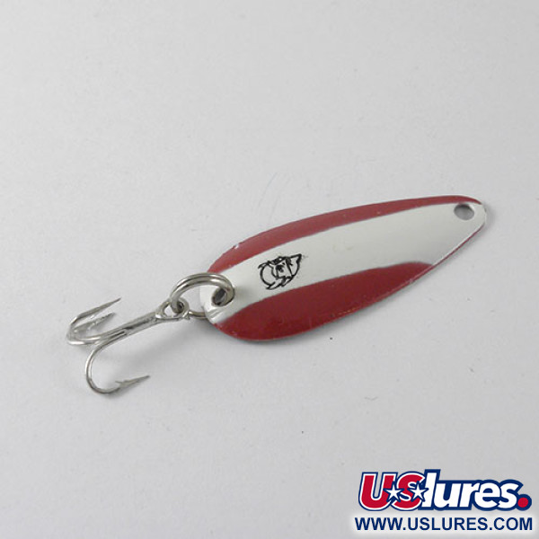 Vintage  Eppinger Dardevle Midget Trout, 3/32oz Red / White / Nickel fishing spoon #1027