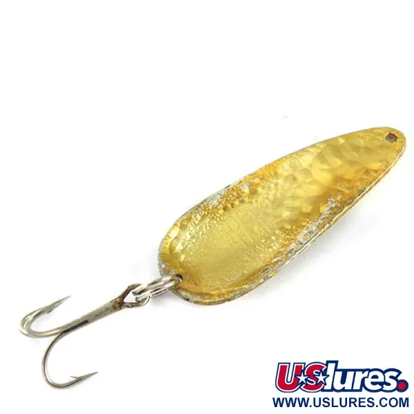 Vintage  Eppinger Dardevle Imp, 2/5oz Crystal (Golden Scale) fishing spoon #1028