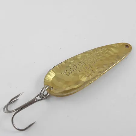 Vintage Eppinger Dardevle Imp, 2/5oz Crystal (Golden Scale)  fishing spoon #1032