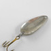 Vintage  Acme Wonderlure, 1/4oz Hammered Nickel fishing spoon #1042