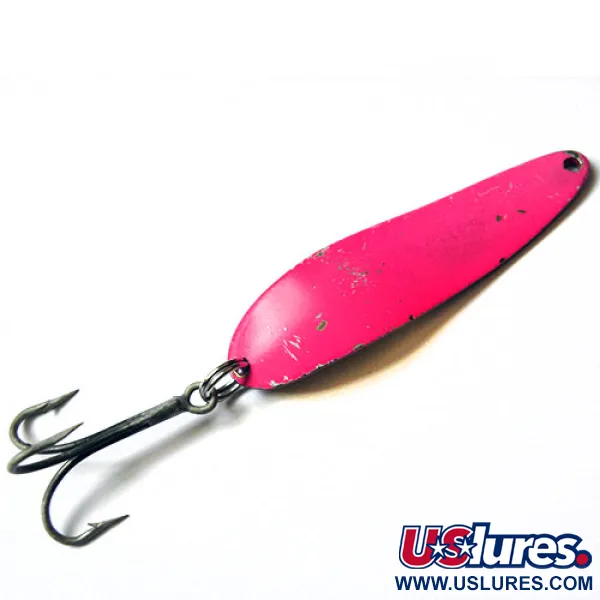 Vintage  Martin Ottogator, 3/5oz Lilac (Purple) / Brass fishing spoon #1046