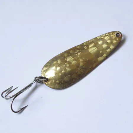 Vintage Eppinger Dardevle Imp, 2/5oz Crystal (Golden Scale)  fishing spoon #1050