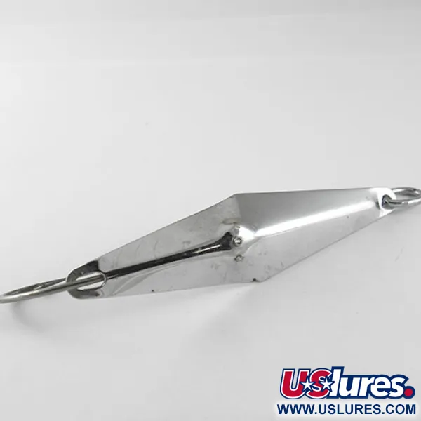 Vintage James E. Clark  Clark Spoon, 1/2oz Nickel fishing spoon #1051