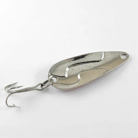 Vintage Weber Kobbler, 1/4oz Red / White / Nickel fishing spoon #1052