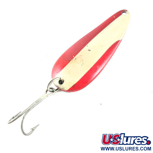 Vintage  Eppinger Dardevle Imp, 2/5oz Red / White / Nickel fishing spoon #1060