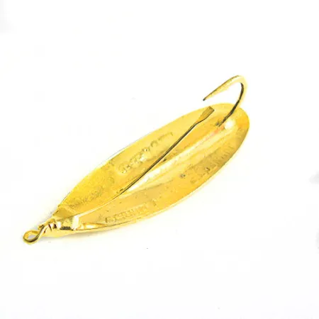 Vintage Johnson Silver Minnow, 1/4oz Gold fishing spoon #1071