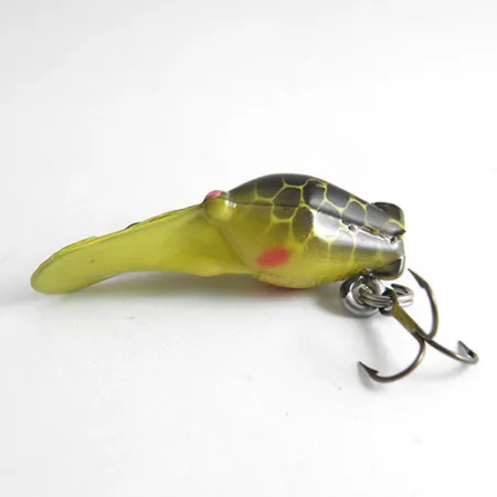 Vintage Luhr Jensen Hot Shot 70, 1/16oz Frog fishing lure #1075