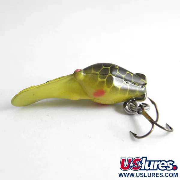 Vintage   Luhr Jensen Hot Shot 70, 1/16oz Frog fishing lure #1075