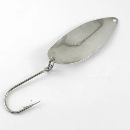 Vintage Seneca Little Cleo (Hula Girl) 1079, 1/4oz Nickel / Green fishing spoon #1079