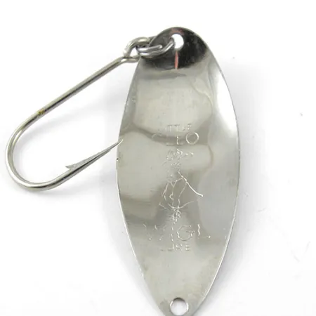 Vintage Seneca Little Cleo (Hula Girl) 1079, 1/4oz Nickel / Green fishing spoon #1079