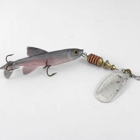 Vintage Mepps 3 Comet Mino, 1/3oz Nickel spinning lure #1086