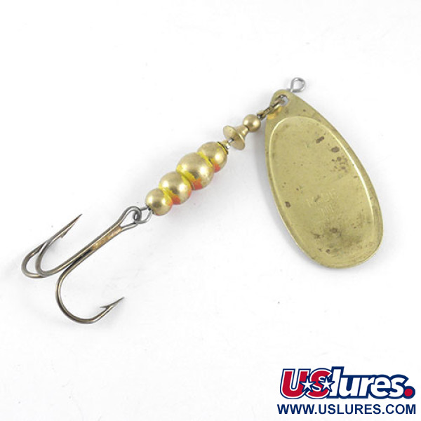 Vintage   Mepps Aglia 5 1090, 1/2oz Brass spinning lure #1090