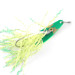 Vintage  Northland tackle Jaw-Breaker, 1/2oz Fluorescent Yellow / Green fishing spoon #1095