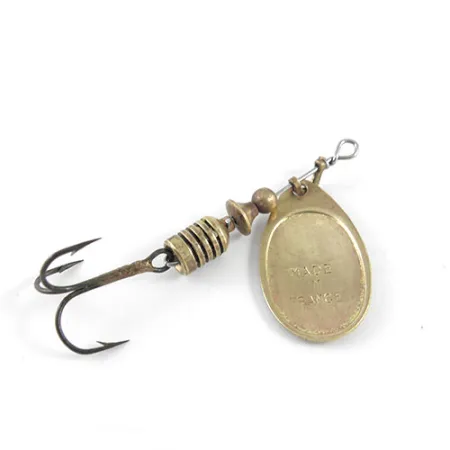 Vintage Mepps Aglia 2, 3/16oz Brass spinning lure #1098