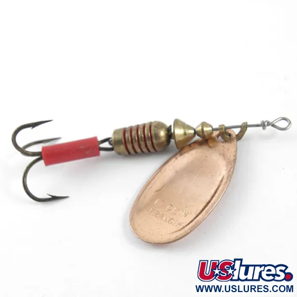 Vintage   Mepps Aglia 3, 1/4oz Bronze (Brass) spinning lure #1099