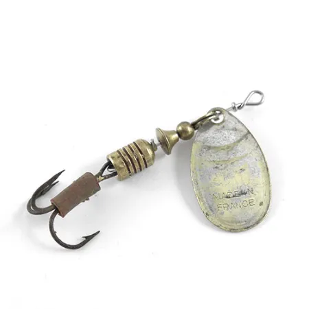 Vintage Mepps Aglia 2, 3/16oz Brass spinning lure #1103