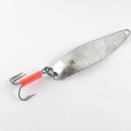 Vintage Mepps Syclops 2, 3/5oz Nickel / Red fishing spoon #1108