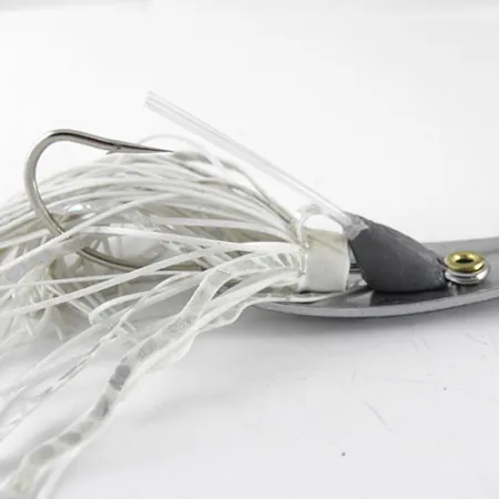 Vintage Northland Jaw-Breaker, 1/2oz Nickel / Rainbow fishing spoon #1112