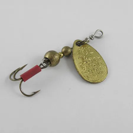 Vintage Mepps Aglia 0, 1/16oz Brass spinning lure #1113