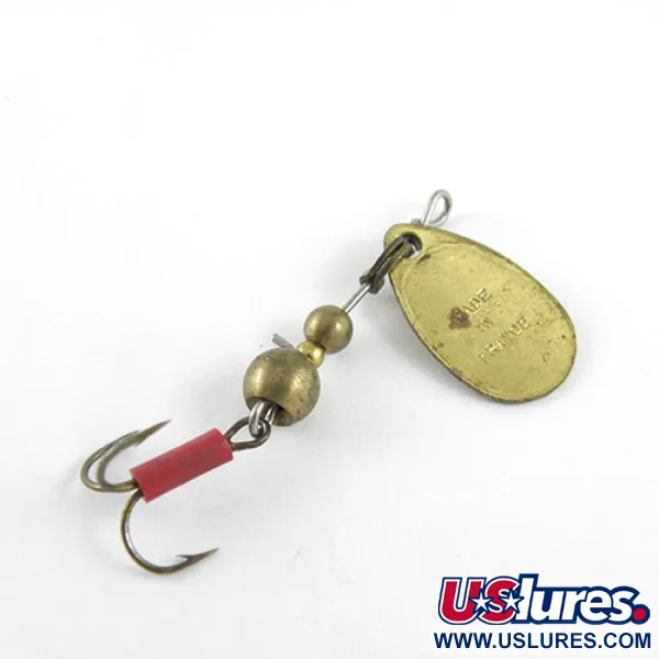 Vintage   Mepps Aglia 0, 1/16oz Brass spinning lure #1113