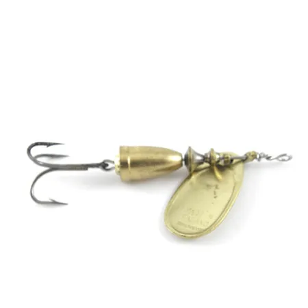 Vintage Blue Fox Super Vibrax 1, 1/8oz Brass spinning lure #1115