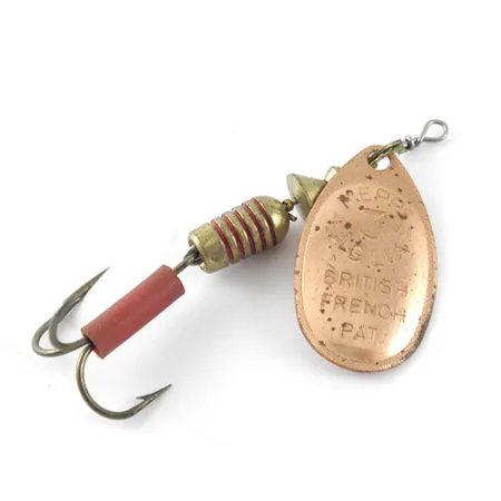 Vintage Mepps Aglia 3 1131, 1/4oz Bronze (Brass) spinning lure #1131