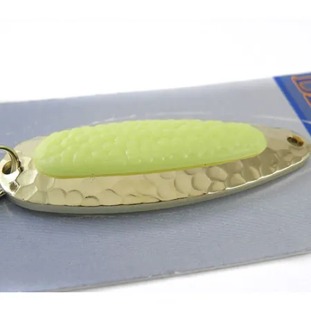 Blue Fox Pixee , 1/4oz Yellow / 24 Carat Gold Plated fishing spoon #1134