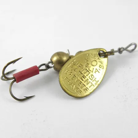 Vintage Mepps Aglia 0, 1/16oz Brass spinning lure #1141