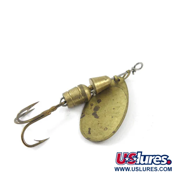 Vintage   Mepps Aglia 2, 3/16oz Brass spinning lure #1143