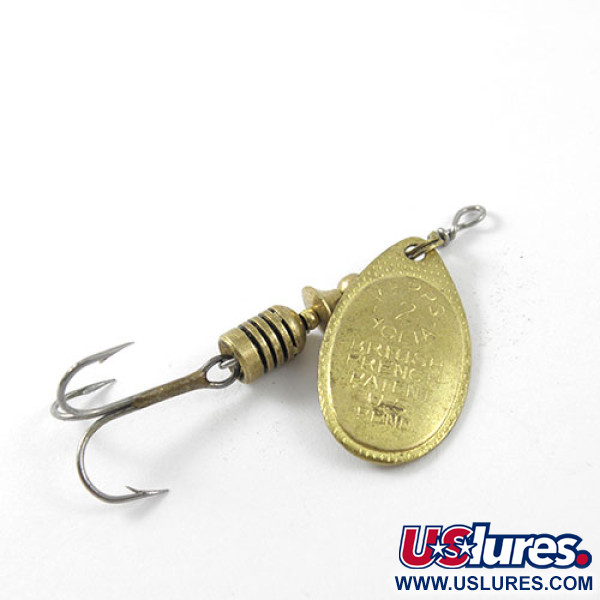 Vintage   Mepps Aglia 2, 3/16oz Brass spinning lure #1144