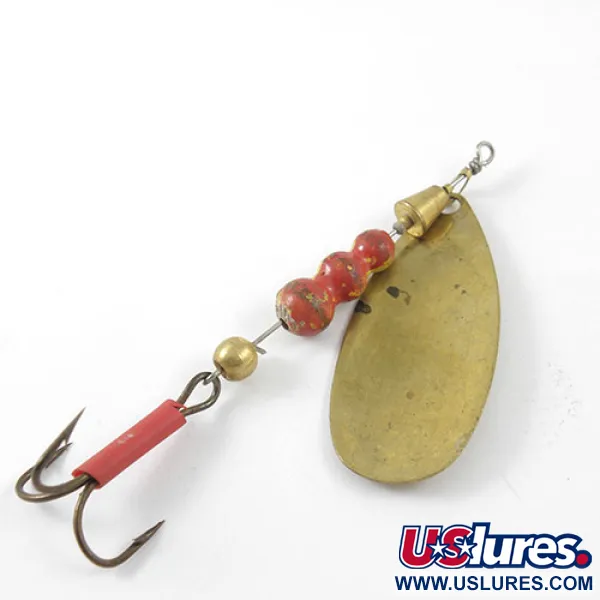 Vintage   Mepps Comet 5, 1/2oz Brass spinning lure #1148