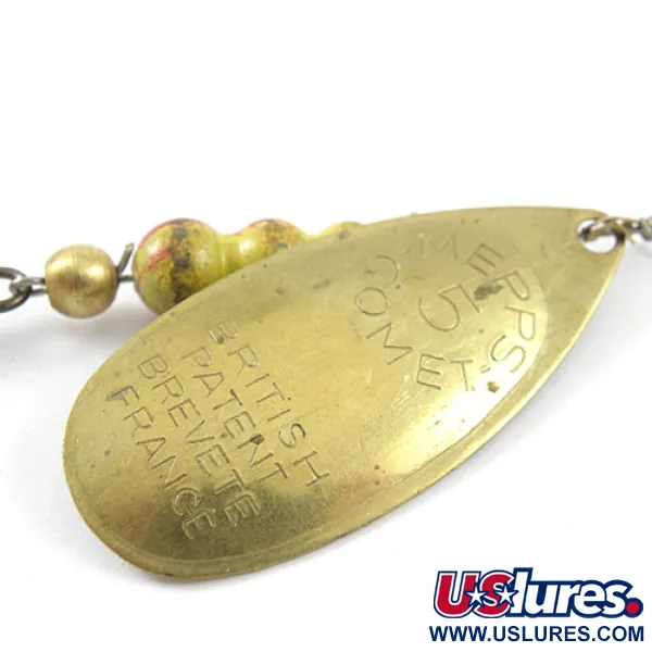 Vintage   Mepps Comet 5, 1/2oz Brass spinning lure #1148