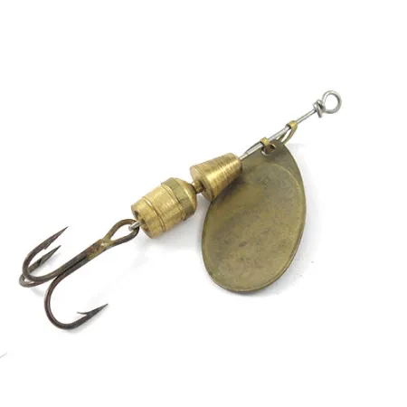 Vintage Mepps Aglia 2, 3/16oz Brass spinning lure #1152