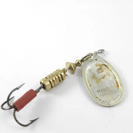 Vintage Mepps Aglia 3, 1/4oz Brass spinning lure #1153