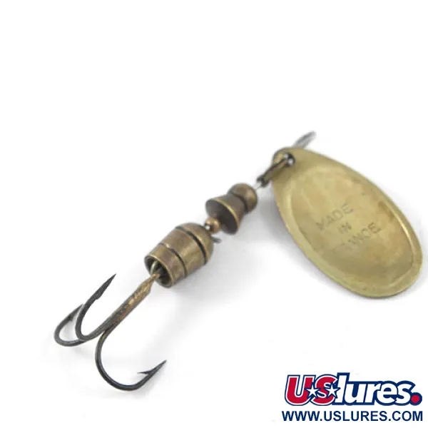 Vintage   Mepps Aglia 2, 3/16oz Brass spinning lure #1154