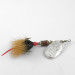 Vintage   Mepps Aglia 2 dressed, 3/16oz Nickel spinning lure #1155