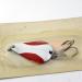  Acme K.O. Wobbler, 1/2oz Red / White / Nickel fishing spoon #1160