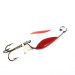  Acme K.O. Wobbler, 1/2oz Red / White / Nickel fishing spoon #1160