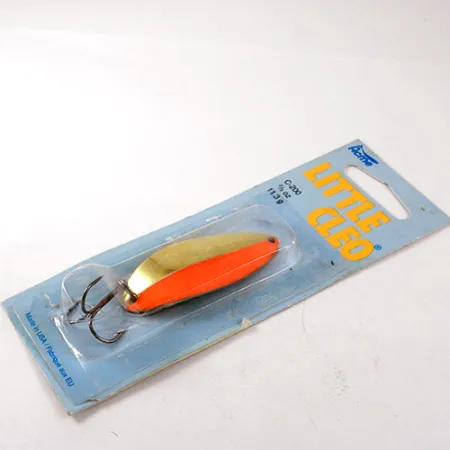Acme Little Cleo, 2/5oz Gold / Orange fishing spoon #1161