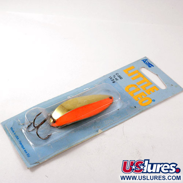  Acme Little Cleo, 2/5oz Gold / Orange fishing spoon #1161